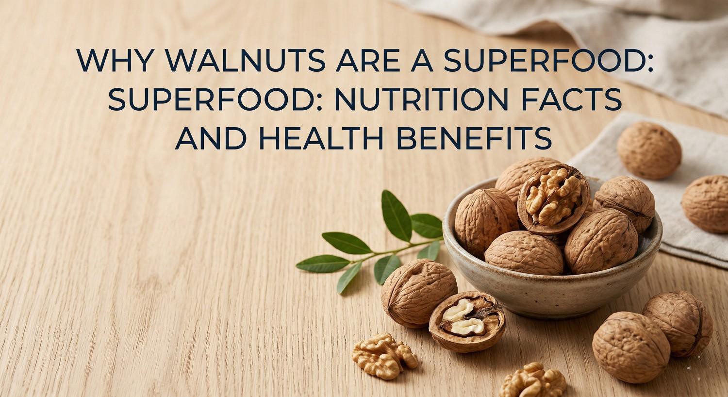 Why Walnuts Are a Superfood: Nutrition Facts and Health Benefits